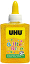 GLUE UHU 88ML GLITTER YELLOW