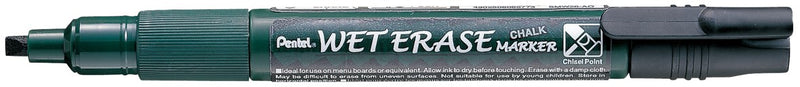 MARKER PENTEL 3.0MM LIQUID CHALK WET ERASE REVERSIBLE NIB BLACK