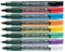 MARKER PENTEL 3.0MM LIQUID CHALK WET ERASE REVERSIBLE NIB ASST PK12