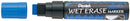 MARKER PENTEL 10.0-15.0MM LIQUID CHALK WET ERASE BROAD CHISEL TIP BLUE