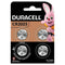 BATTERY DURACELL 2025 LITHIUM COIN COPPER TOP PK4