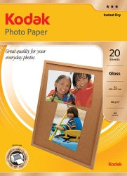 PAPER PHOTO KODAK A4 GLOSS I/J 180GSM PK20