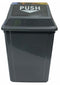 RUBBISH BIN CLEANLINK 25L WITH BULLET LID GREY