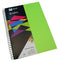 VISUAL ART DIARY QUILL A4 BRIGHTS LIME GREEN 60LF