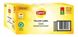 TEA BAGS LIPTON YELLOW LABEL GOLD ENV BAGS PK500