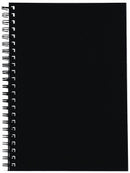 NOTEBOOK SPIRAX 511 A5 H/C BLACK