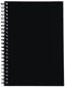 NOTEBOOK SPIRAX 511 A5 H/C BLACK