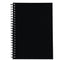 NOTEBOOK SPIRAX 512 A4 H/C TWIN WIRO BLACK 200PG