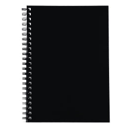 NOTEBOOK SPIRAX 512 A4 H/C TWIN WIRO BLACK 200PG