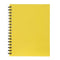 NOTEBOOK SPIRAX 512 A4 H/C TWIN WIRE YELLOW 200PG