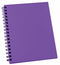 NOTEBOOK SPIRAX 511 A5 H/C PURPLE