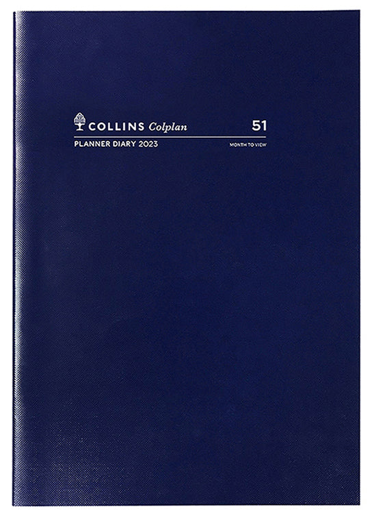 PLANNER DIARY 2023 COLPLAN 51.C59 A4 51 MTV NAVY