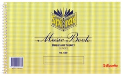 Music Book Spirax 569 Music & Theory 152x248mm (PK20)