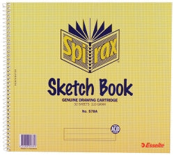 Sketch Book Spirax 578a 247x270mm 64pg (PK10)