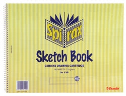 Sketch Book Spirax 579b 272x360mm 96pg (PK10)