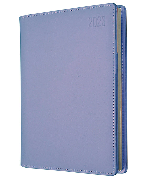 DIARY 2023 DEBDEN 4551.U57 A5 ASSOCIATE II WTV LIGHT BLUE