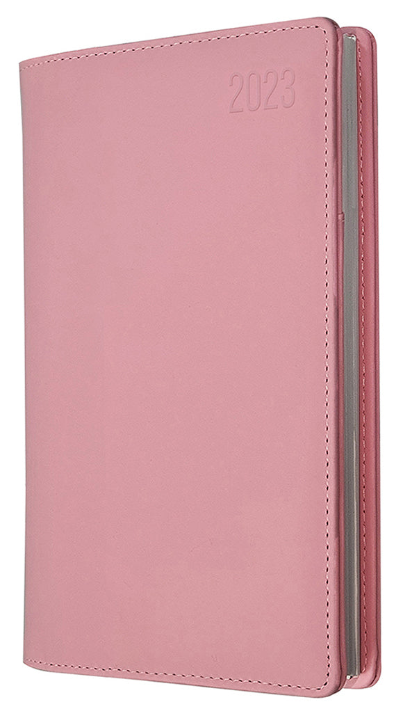 DIARY 2023 DEBDEN 4651.U50 B6/7 88X176MM ASSOCIATE II WTV PINK