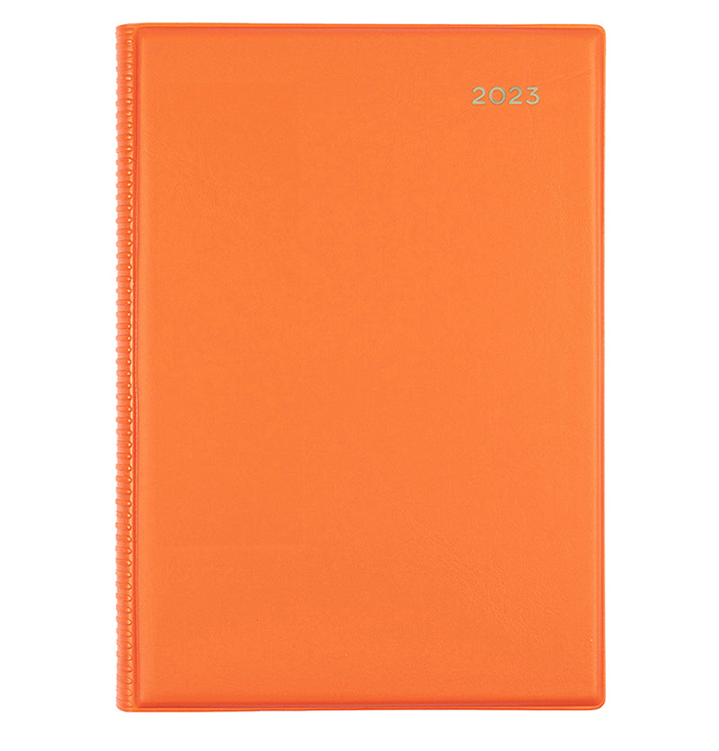 DIARY 2023 COLLINS 187.V44 A5 BELMONT PVC DTP ORANGE