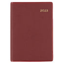 DIARY 2023 COLLINS 137.V78 A7 BELMONT PVC POCKET DTP CHERRY RED