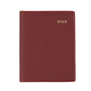 DIARY 2023 COLLINS 337P.V78 A7 BELMONT PVC POCKET WITH PENCIL WTV BURGUNDY