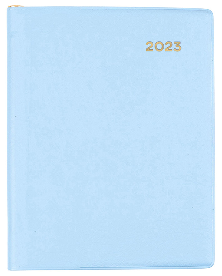 DIARY 2023 COLLINS 337P.V53 A7 BELMONT PVC POCKET WITH PENCIL WTV TEAL