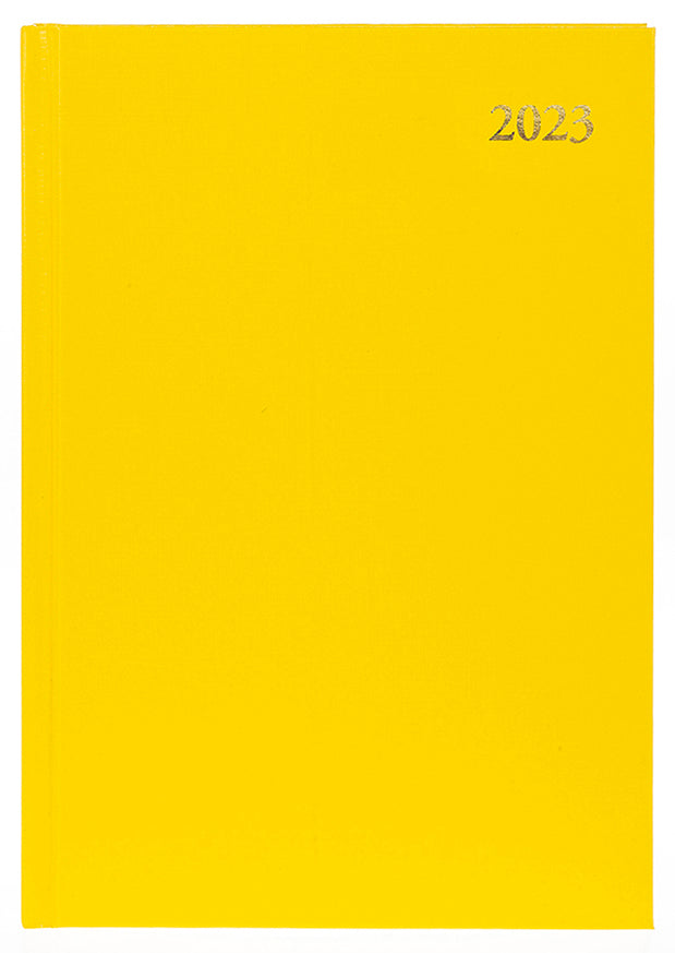 DIARY 2023 COLLINS ESSA41.45 A4 ESSENTIAL DTP YELLOW
