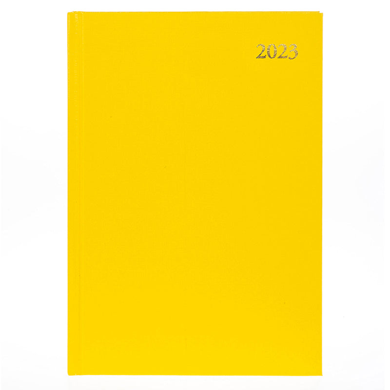 DIARY 2023 COLLINS ESSA51.45 A5 ESSENTIAL DTP YELLOW