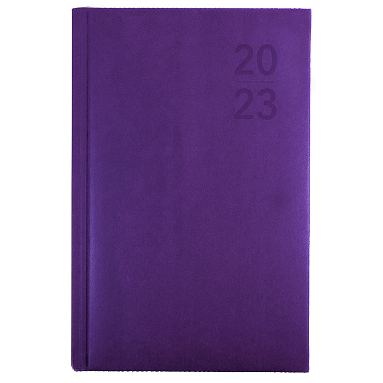 DIARY 2023 DEBDEN S6700.P55 B7R B7R 80X125MM SILHOUETTE WTV PURPLE