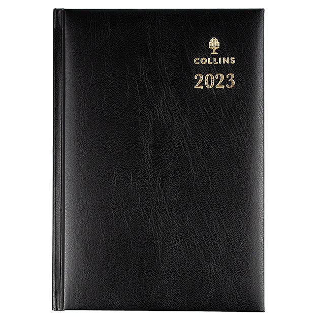 DIARY 2023 COLLINS 184.P99 A5 STERLING DTP BLACK