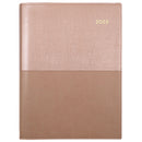 DIARY 2023 COLLINS 145.V49 A4 VANESSA DTP ROSE GOLD