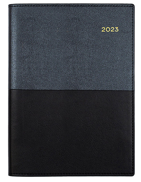 DIARY 2023 COLLINS 245.V99 A4 VANESSA 2DTP BLACK