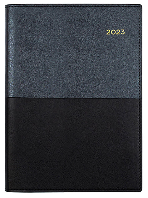 DIARY 2023 COLLINS 345.V99 A4 VANESSA WTV BLACK