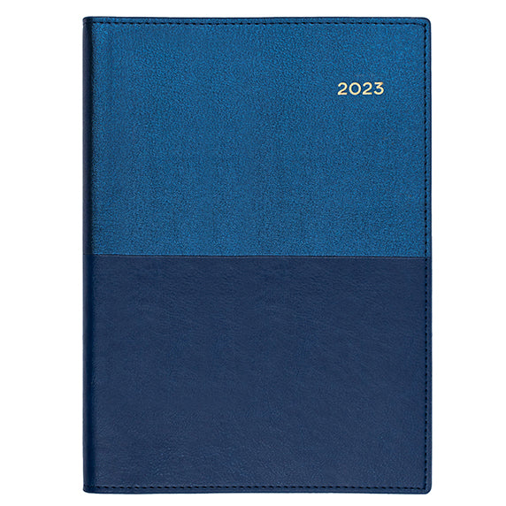 DIARY 2023 COLLINS 185.V59 A5 VANESSA DTP BLUE