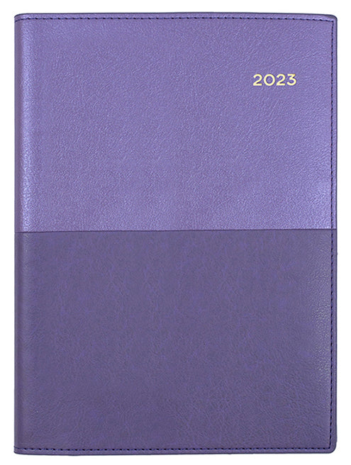 DIARY 2023 COLLINS 185.V55 A5 VANESSA DTP LILAC