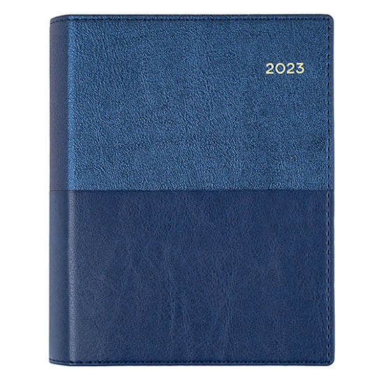 DIARY 2023 COLLINS 165.V59 A6 VANESSA DTP BLUE