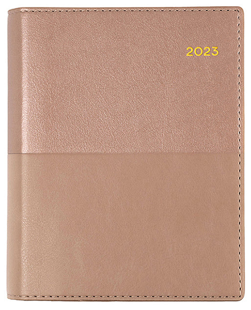 DIARY 2023 COLLINS 365.V49 A6 VANESSA WTV ROSE GOLD