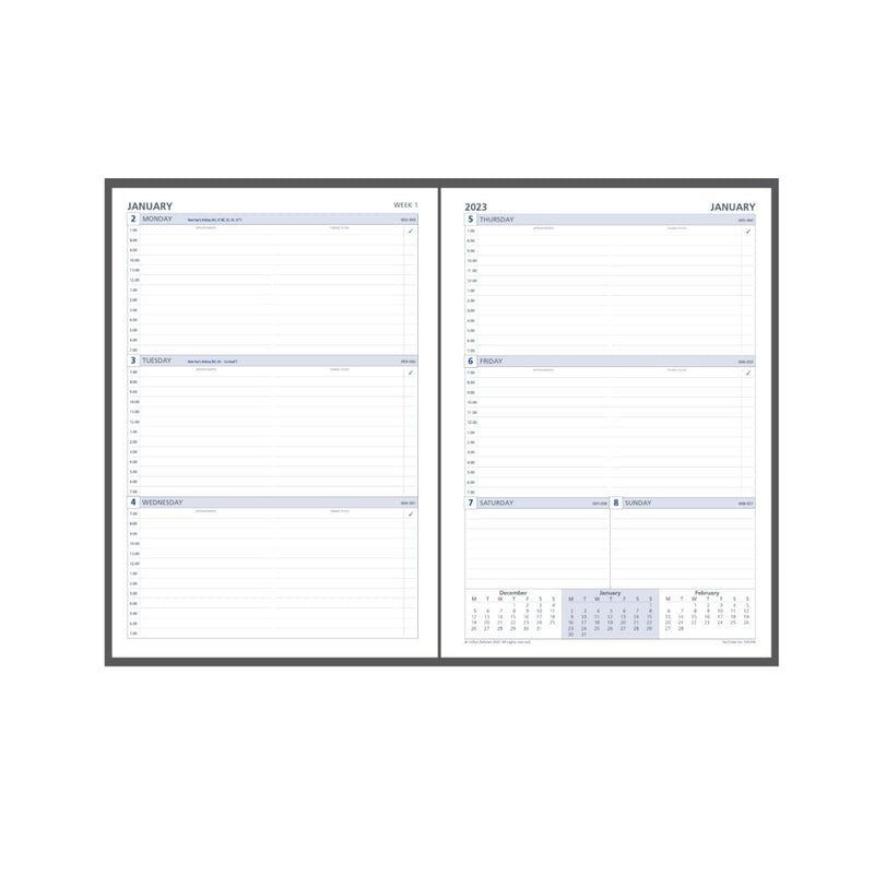 DAYPLANNER REFILL 2023 COLLINS EX5700 A4 EXECUTIVE 4 RING WTV