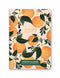 PLANNER 2023 ORANGE CIRCLE 120X170MM FRUIT AND FLORA MTHLY POCKET