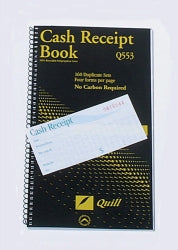 CASH REC BOOK QUILL Q553 4 TO VIEW