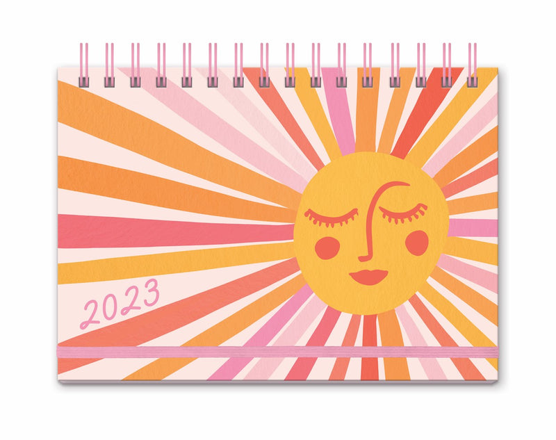 CALENDAR 2023 ORANGE CIRCLE 480X350MM RETRO SUNSHINE CONVERTIBLE PLAN/CAL