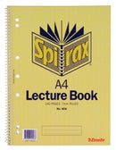 LECTURE PAD SPIRAX 906 A4 SIDE OPENING 140PG