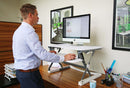 Arise Deskalator Standard 680 x 590 Available in Black or White